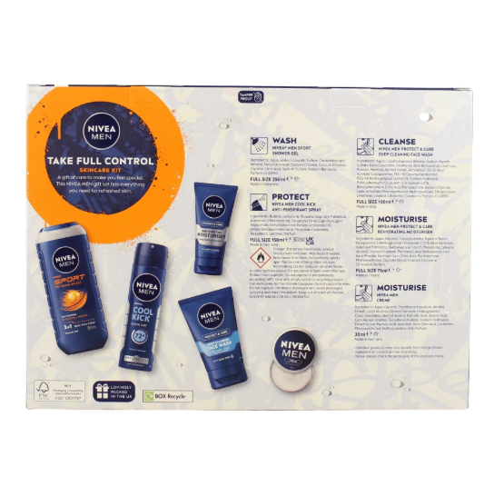 Nivea Men Take Control Skincare Gift Set